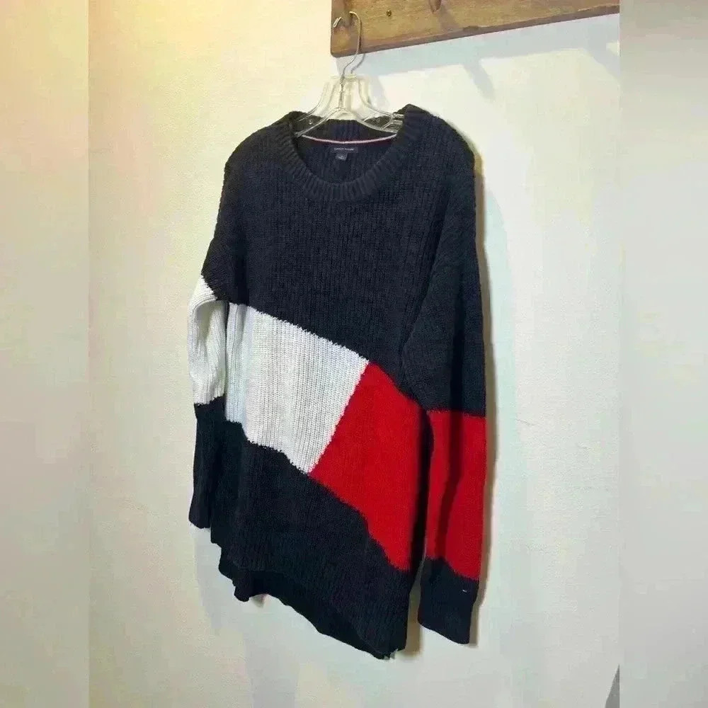 Vintage Tommy Hilfiger 100% cotton sweater size M - Picture 3 of 5